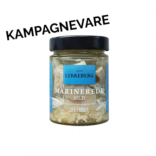 Marinerede sild i bidder