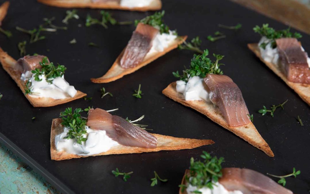Kryddersild med agurkecreme