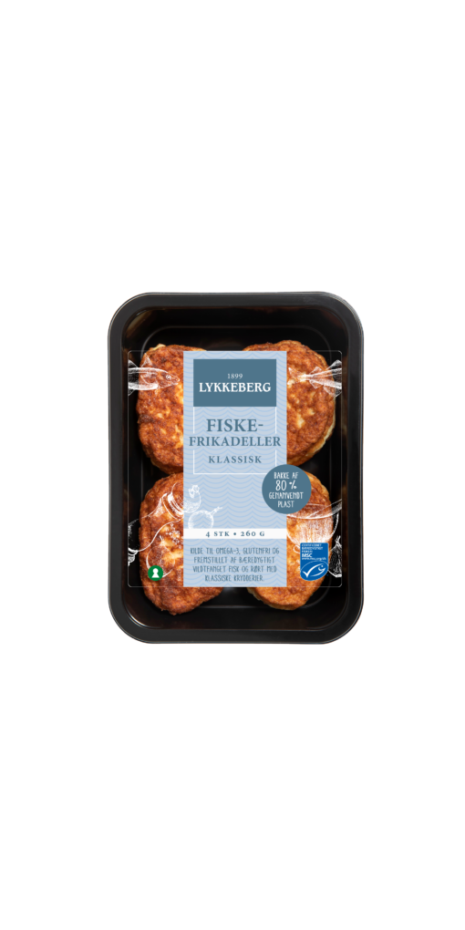 Fiskefrikadeller klassiske 4x65 g