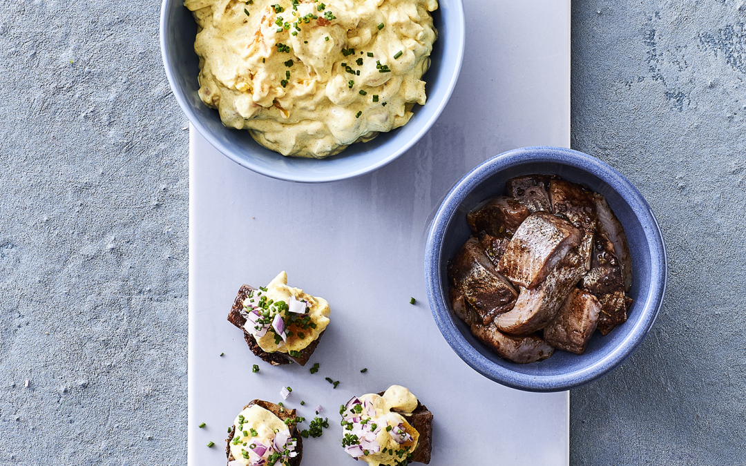 Christiansø sild med marokkansk salat